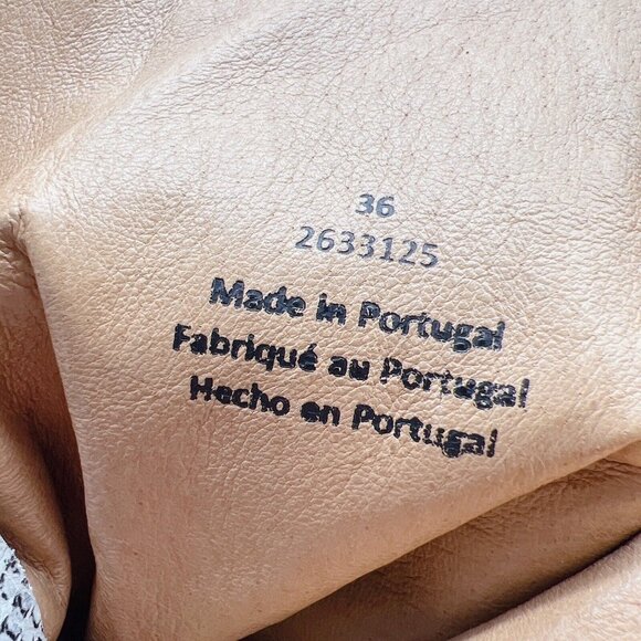 Free People Elle Women’s Mid Calf Boots Block Heel Snake White Gray EU 36 US 6 - Picture 13 of 13